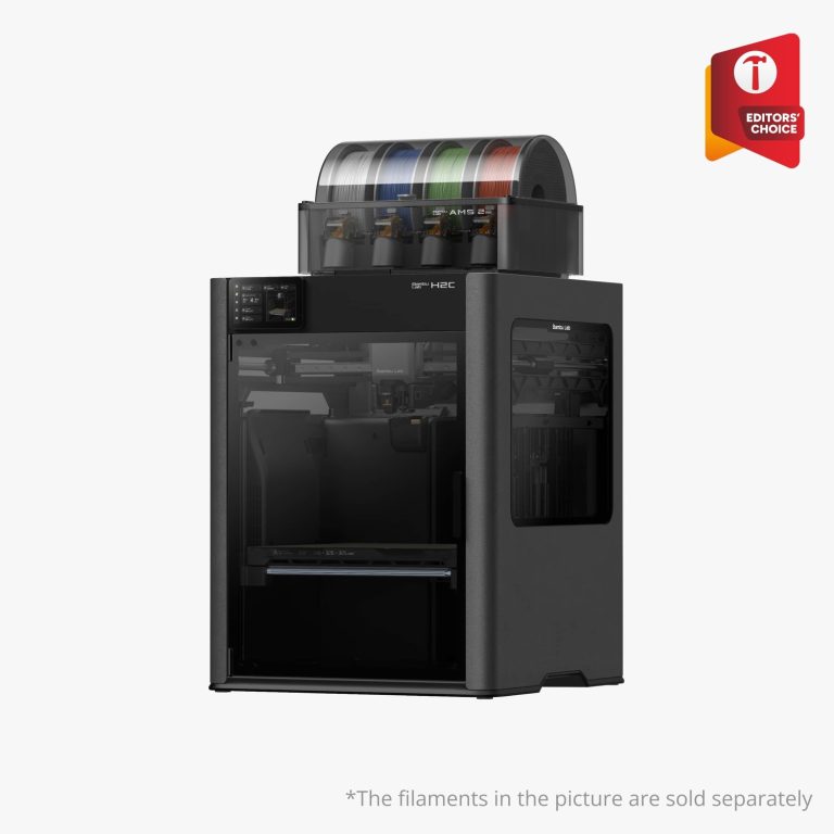 Bambu Lab H2C multi-color 3D printer product photo
