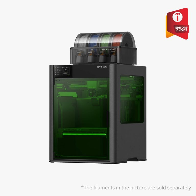 Bambu Lab H2C multi-color 3D printer product photo
