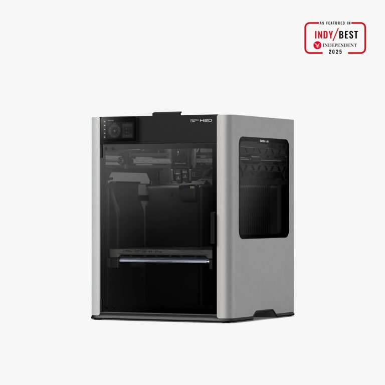 Bambu Lab H2D 3D printer laser cutter product photo