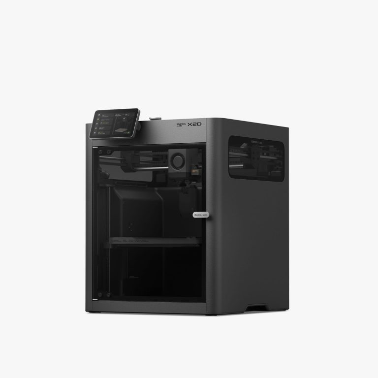 Bambu Lab X2D dual-nozzle 3D printer product photo