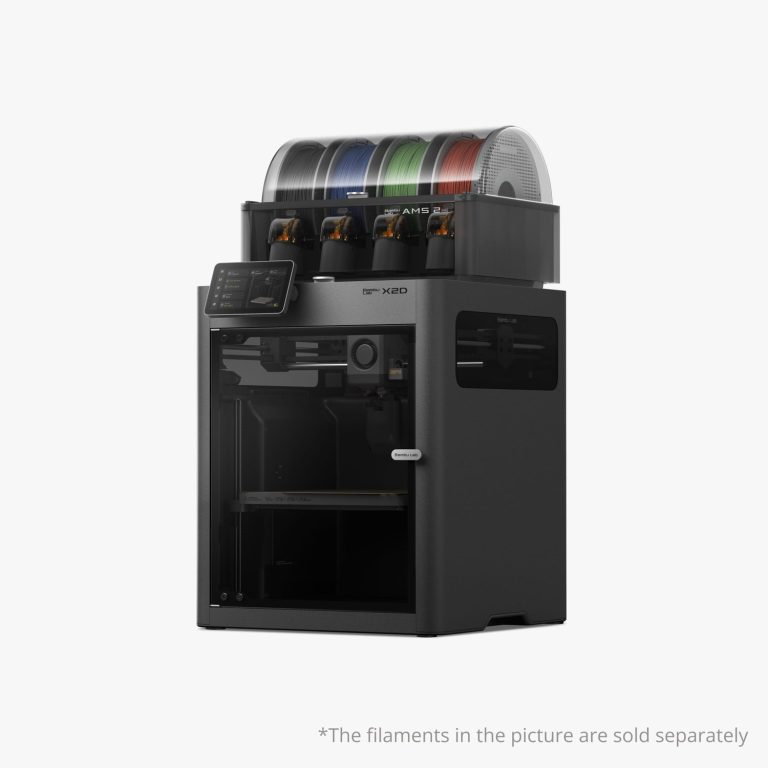Bambu Lab X2D dual-nozzle 3D printer product photo