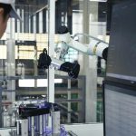 Handheld 3D scanner with robotic arm for automated data capture