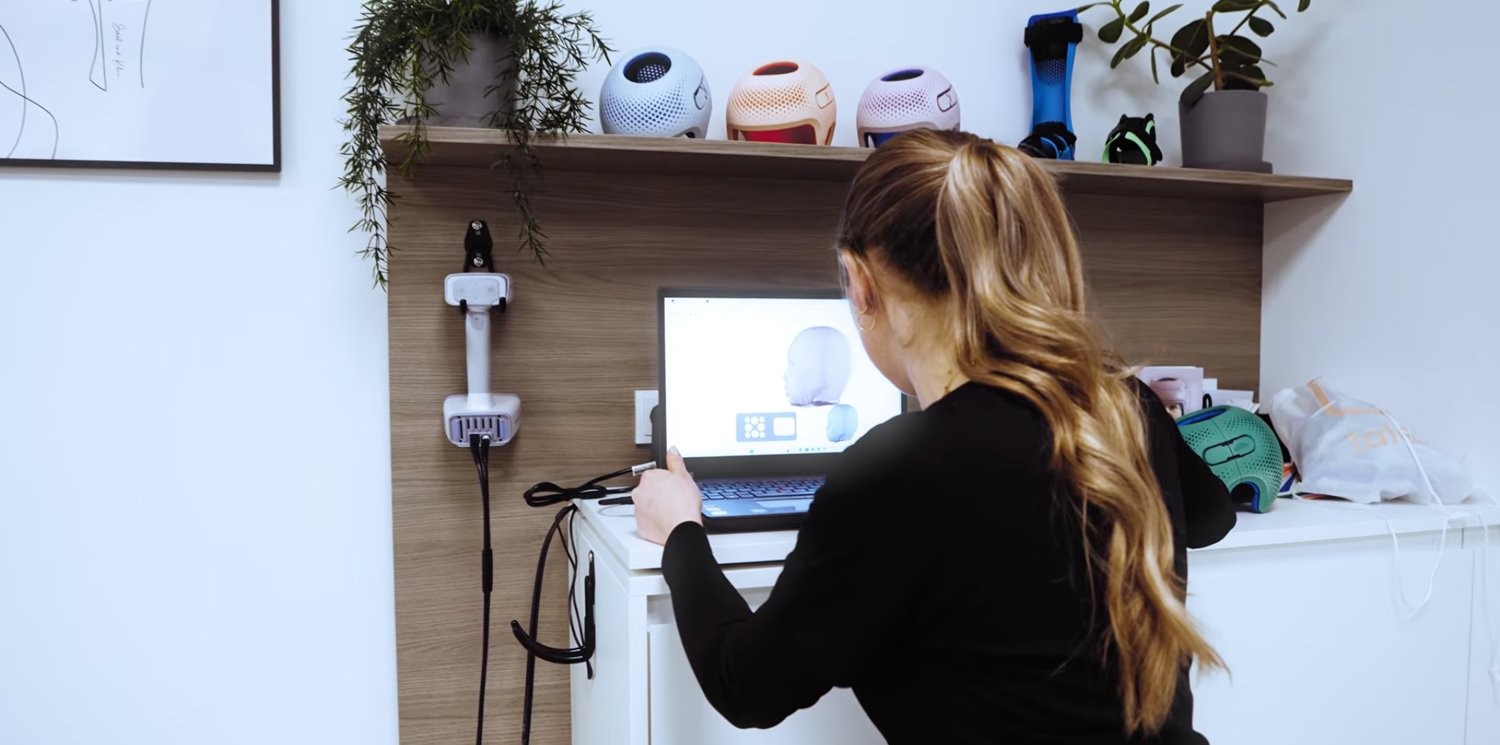 Digital workflow for cranial helmet production