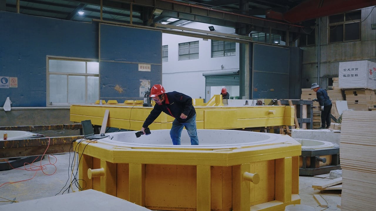 3D scanning a large wooden mold