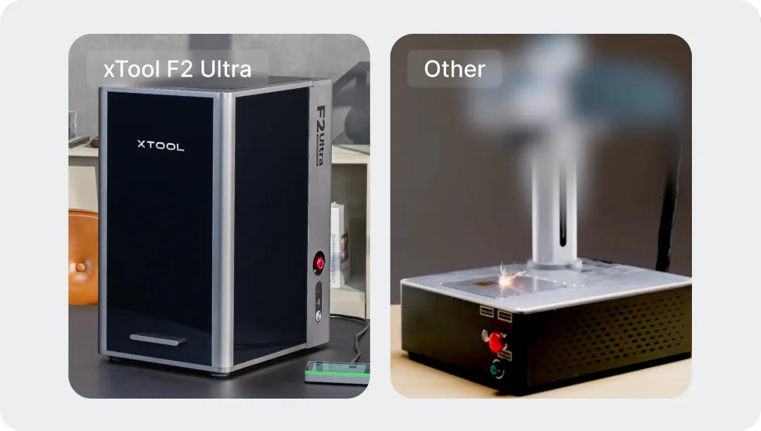 Safety by full enclosure — xTool F2 Ultra