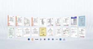 Wall of robot safety certifications and standards