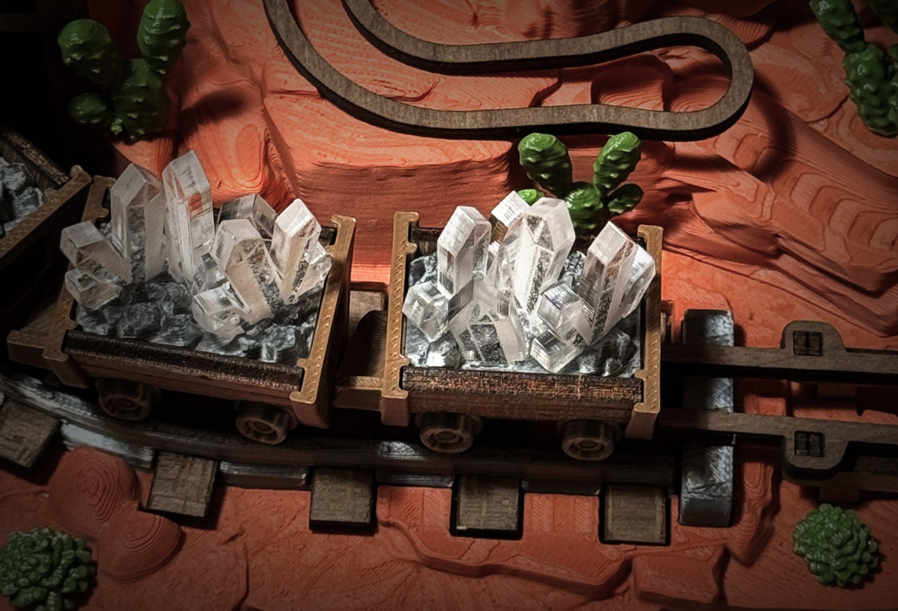 Crystal Canyon Mine – Marble Run detail