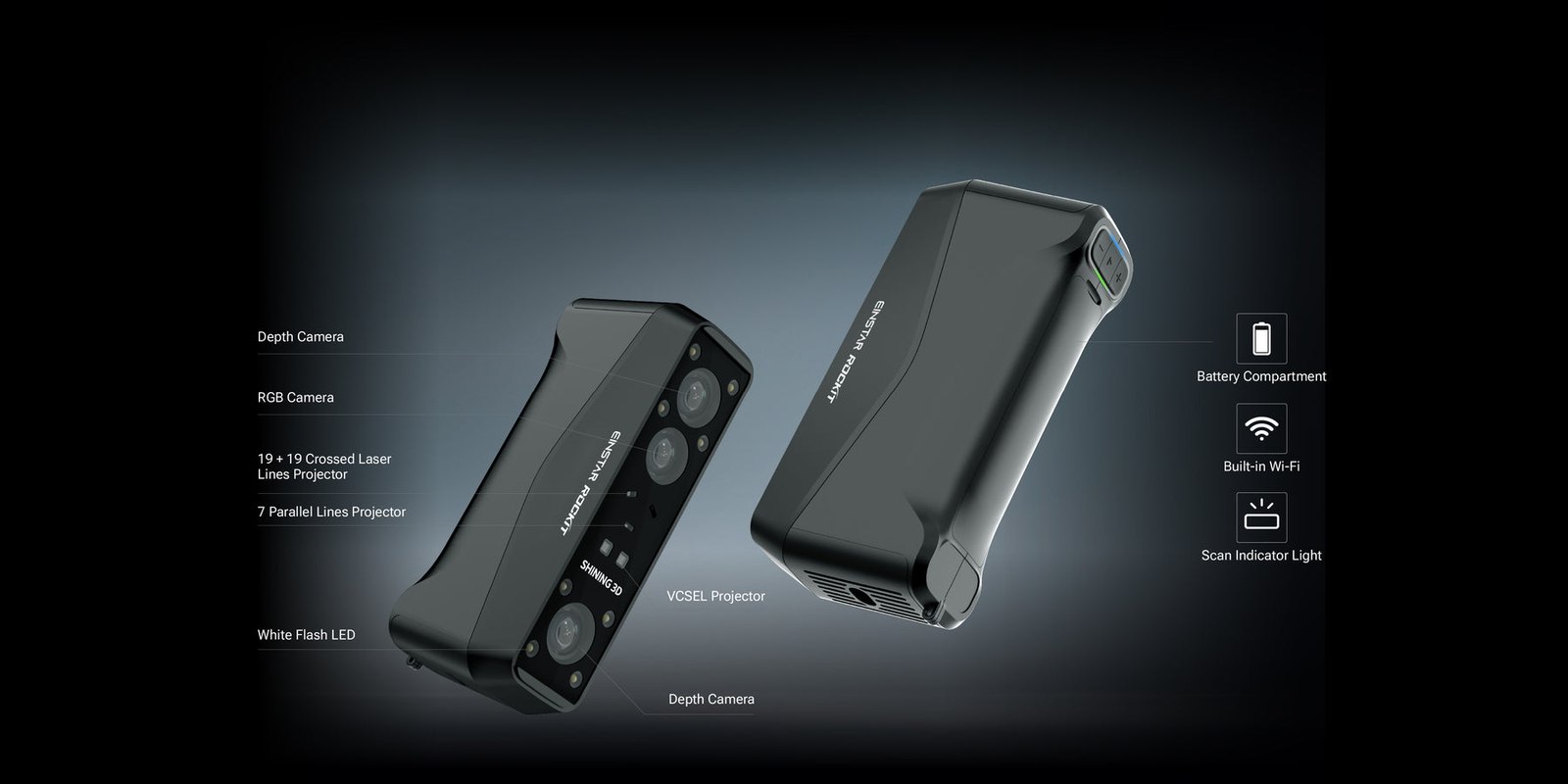 EINSTAR Rockit pocket-sized wireless 3D scanner