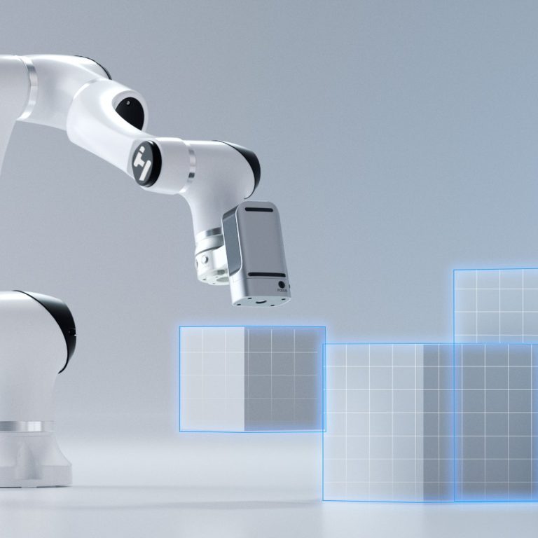Huayan Elfin-Pro 6-axis collaborative robot reaching over a work area
