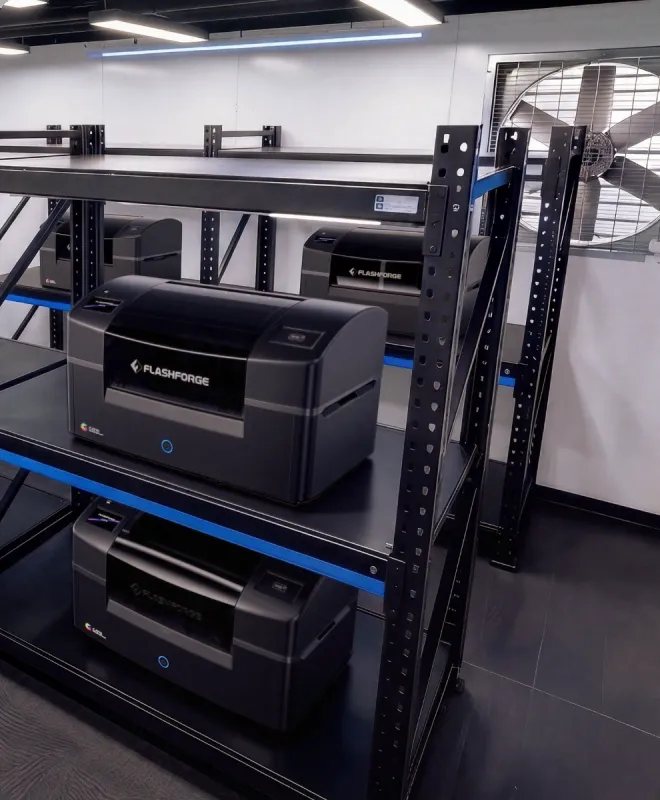 Compact & flexible — the FlashForge CJ270 in a workshop