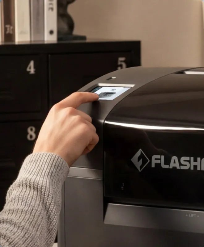 Whisper-quiet in the room — the FlashForge CJ270 in a workshop