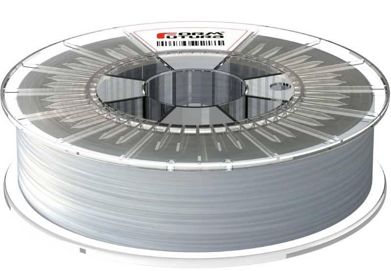 Clear PETG 3D printed object showing smooth glossy surface finish