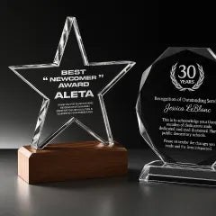 Crystal Trophies