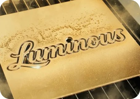 Metal dust from laser engraving