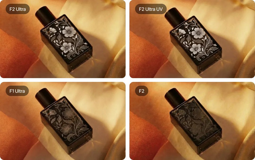 Engraving on glass and crystal — engraved on the xTool F2 Ultra