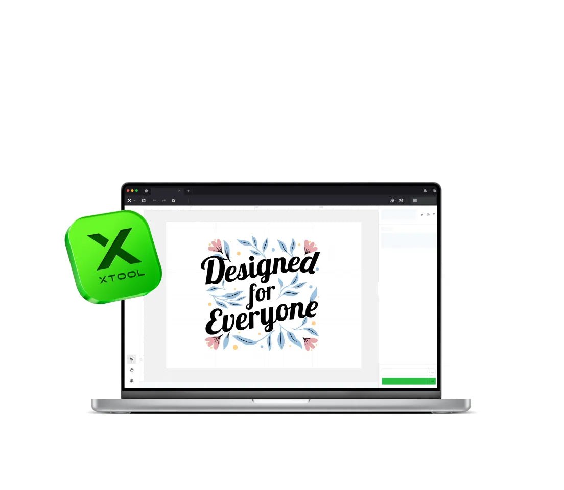 One-click setting for 500+ materials — xTool Creative Space