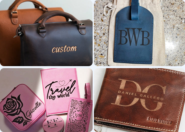 Bags & Luggage laser customization examples