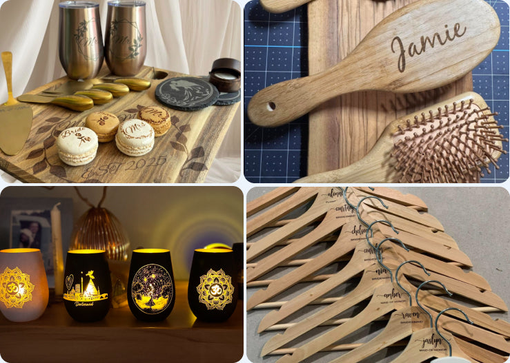 House Furnishings laser customization examples