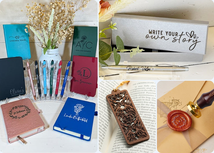 Office Supplies laser customization examples