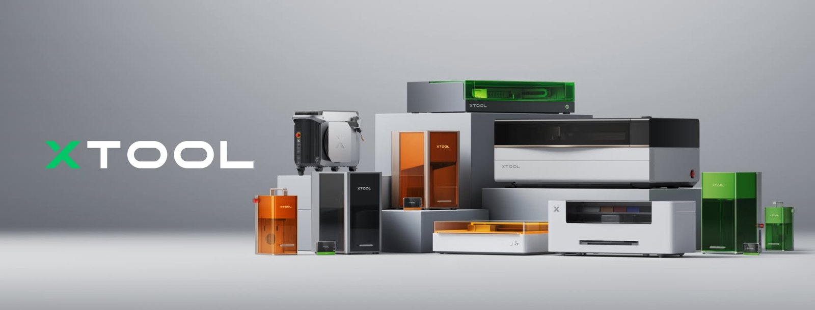 xTool range of CO2, fiber and UV laser machines