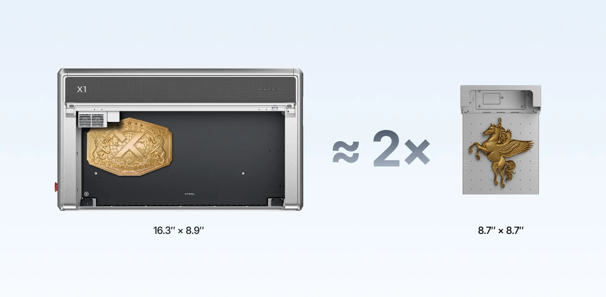 xTool X1 Metal Embossing